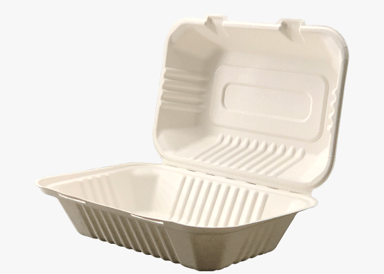 泰國工廠大量現貨供應： 紙漿模塑餐具;9×6鎖盒 型號1